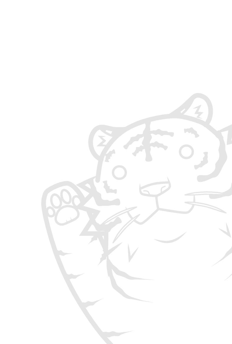 手を振るトラのイラスト年賀状(ぬりえ) | シンプルなトラ