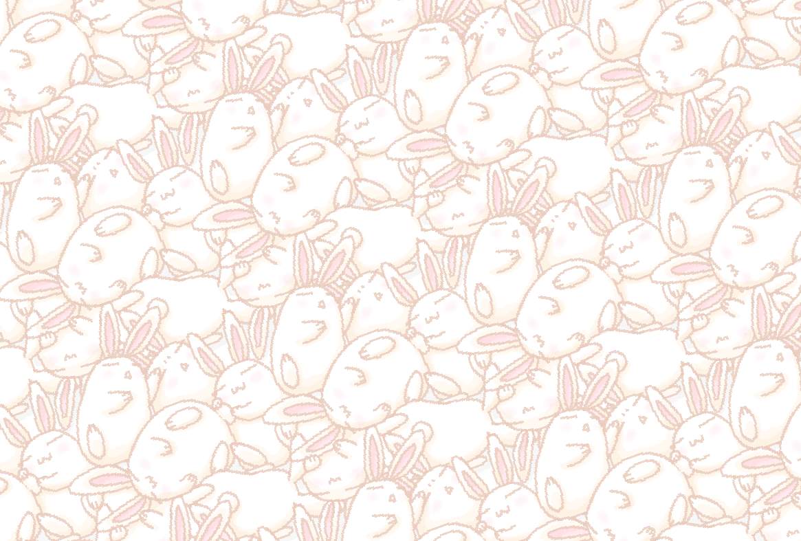うさぎ年賀状背景素材3ヨコ | 普通なウサギ