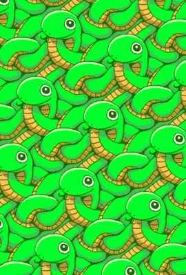 からまってるヘビ背景素材タテ(見本) | 普通なヘビ